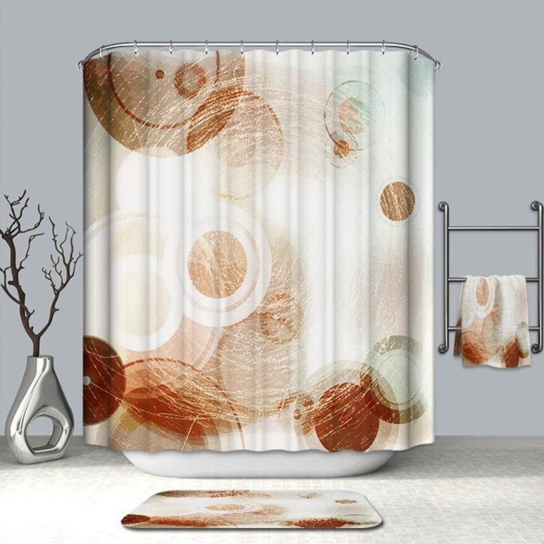 Cortina de Baño Repelente Mérida Desierto