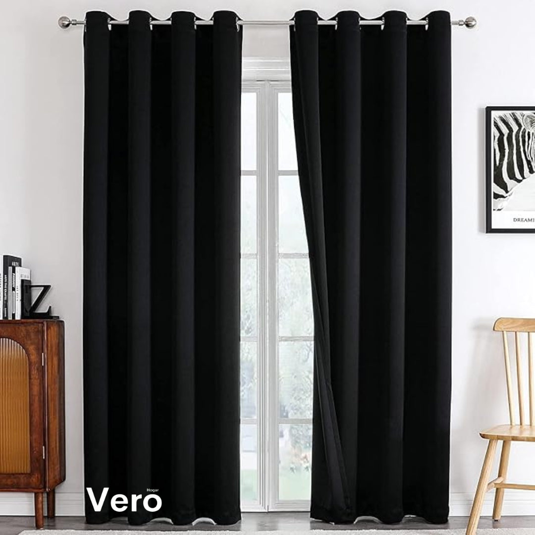 Cortina Blackout Negra