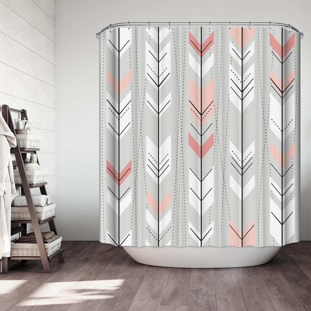 Cortina de Baño Repelente Mérida Zamia