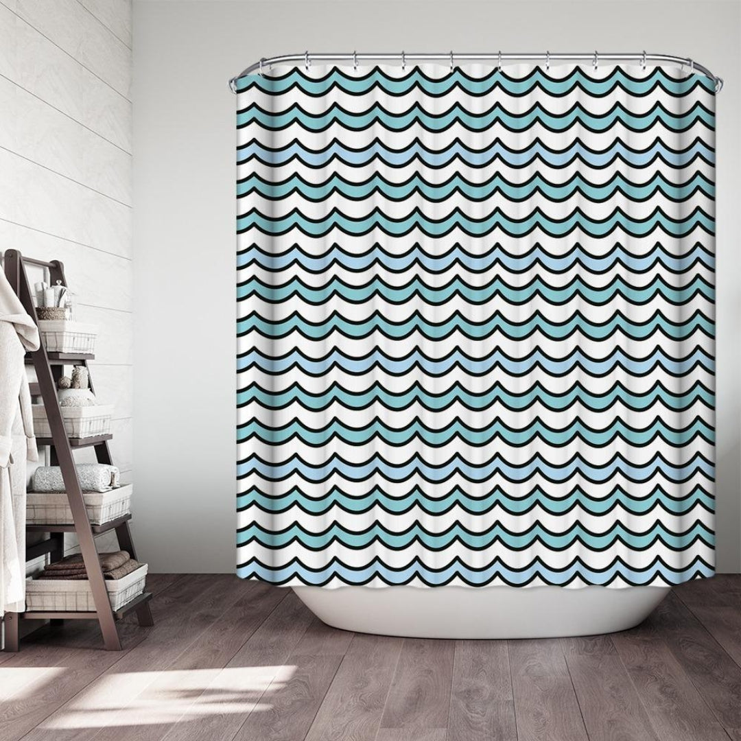 Cortina de Baño Repelente Mérida Mar