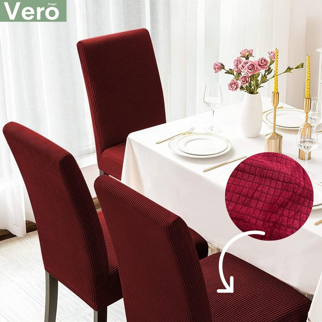 Set de Fundas de Silla Meilen Vino