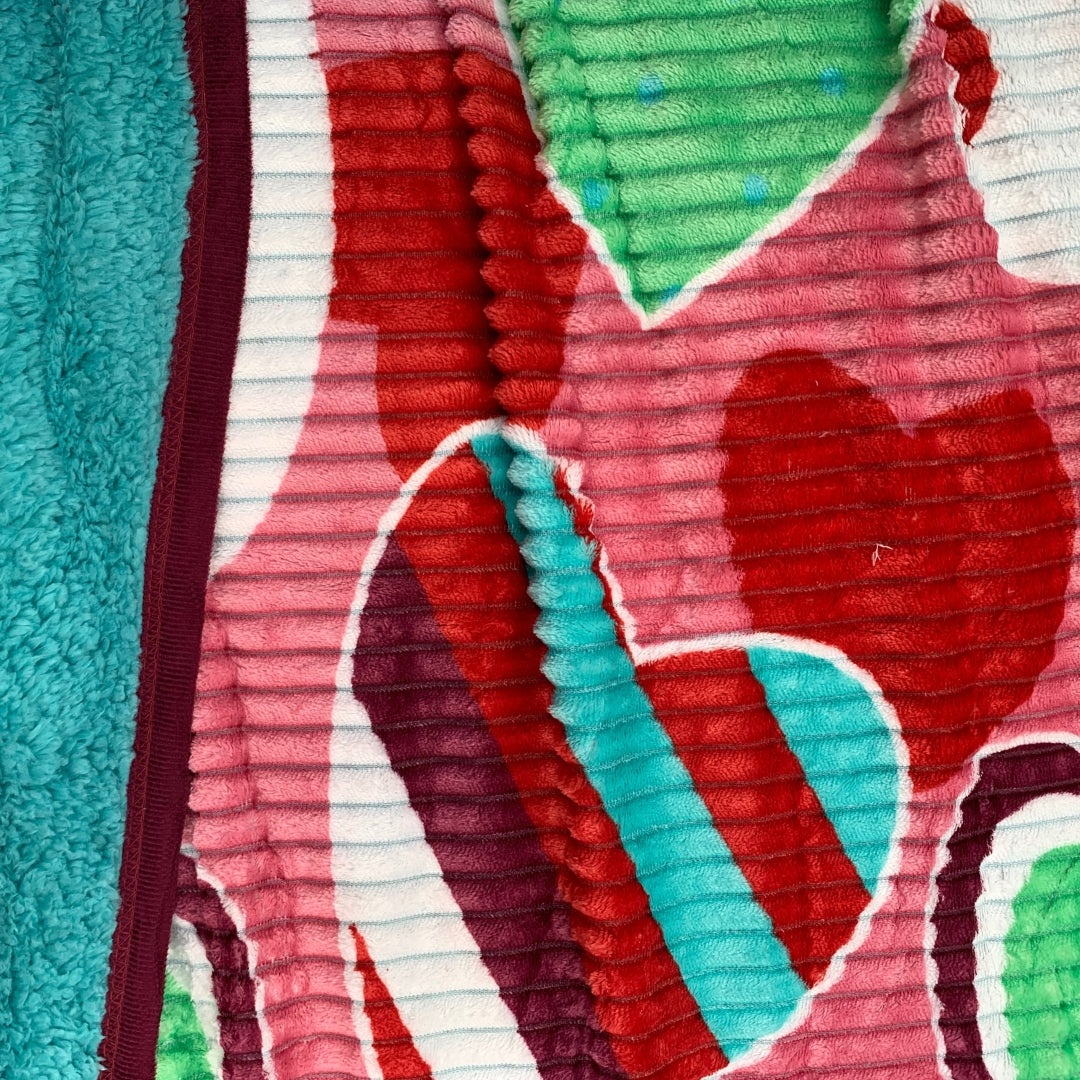 Cobertor Ligero Boston Love Matrimonial con Borrega