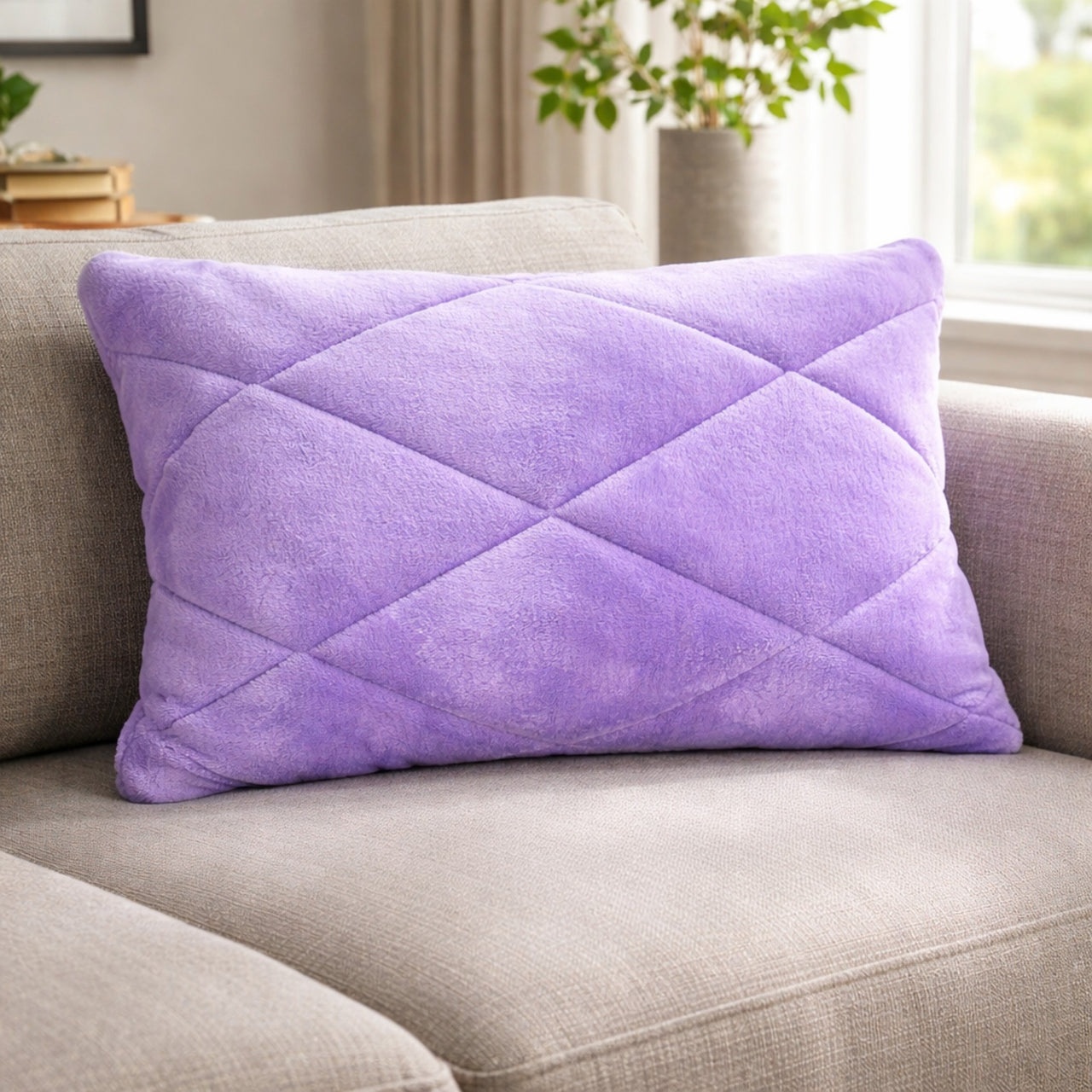 Almohada Mont Blanc Lila