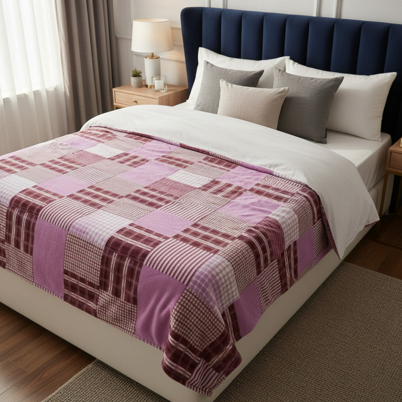 Sábanas Polar Extra Calientita Uva