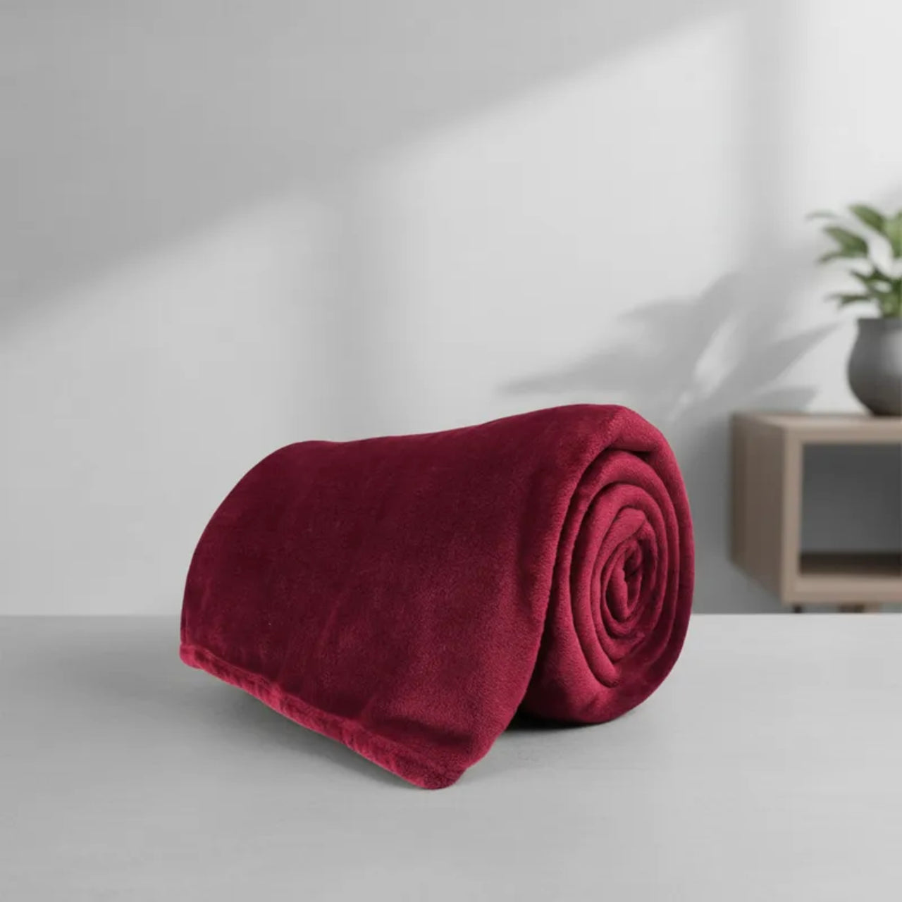 Cobertor Ligero Liso Vino