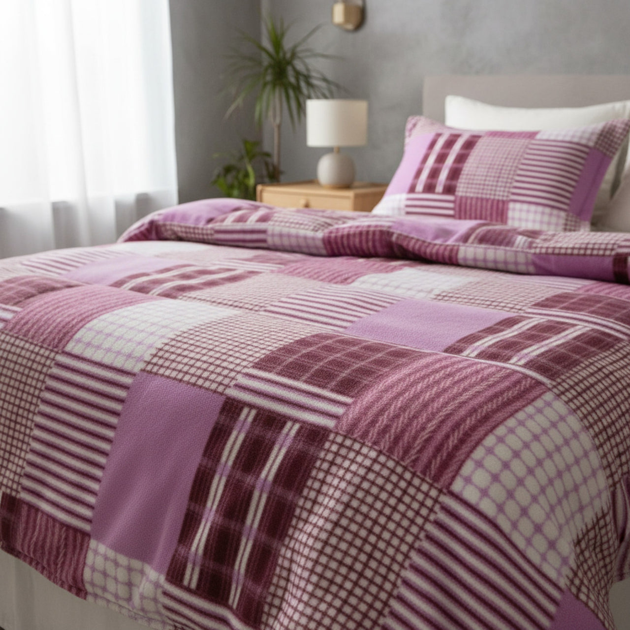 Sábanas Polar Extra Calientita Uva