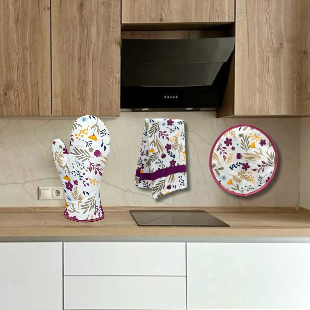 Set de Cocina Praga Flowers