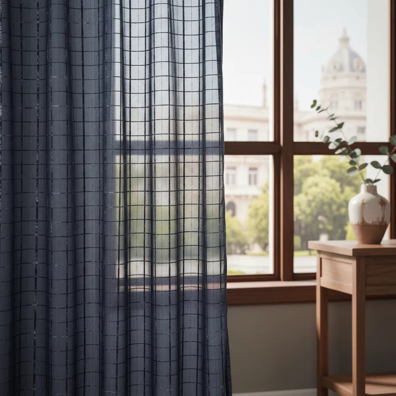 Cortina Florencia Azul Marino