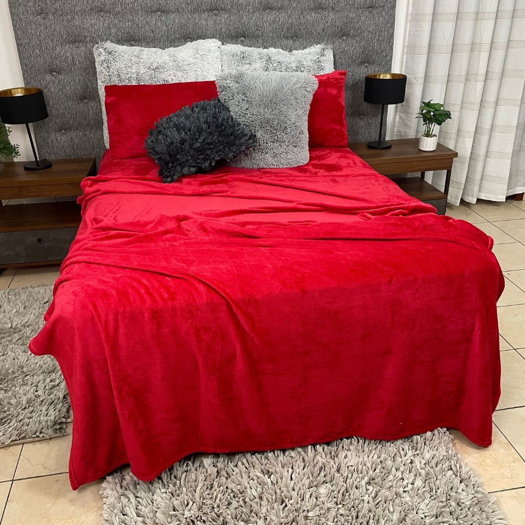 Cobertor Ligero Vero Jumbo Rojo