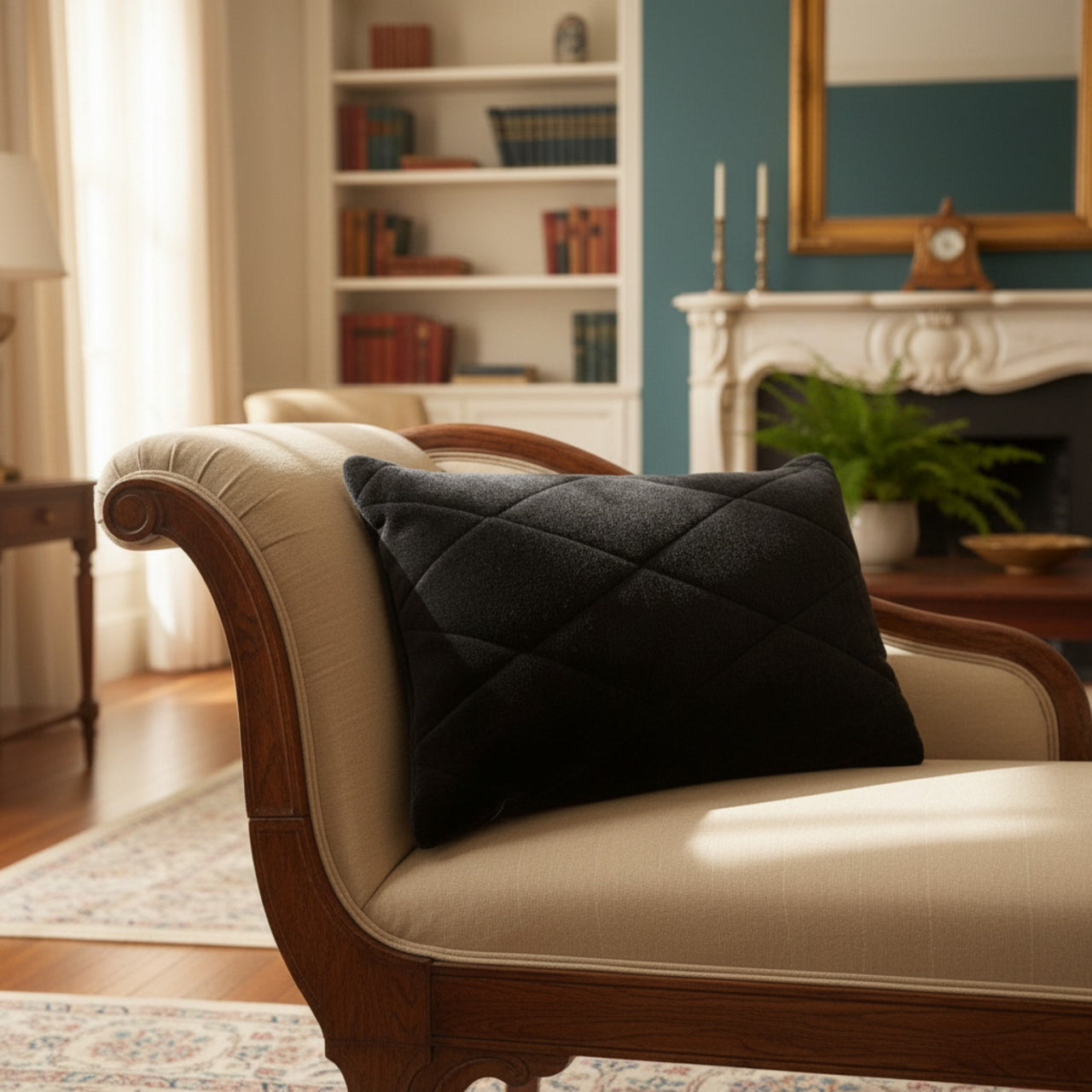 Almohada Mont Blanc Negro