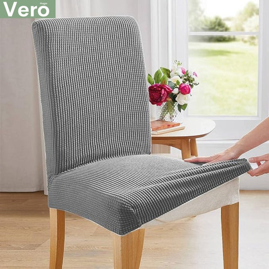 Set de Fundas de Silla Meilen Gris Perla
