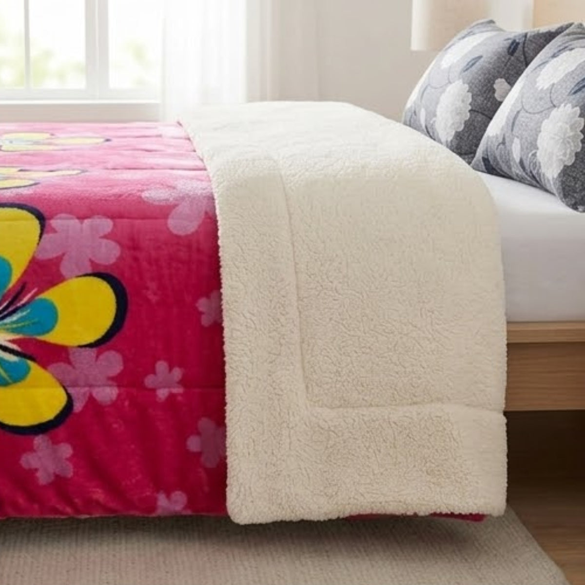 Cobertor Boston Matrimonial Pink