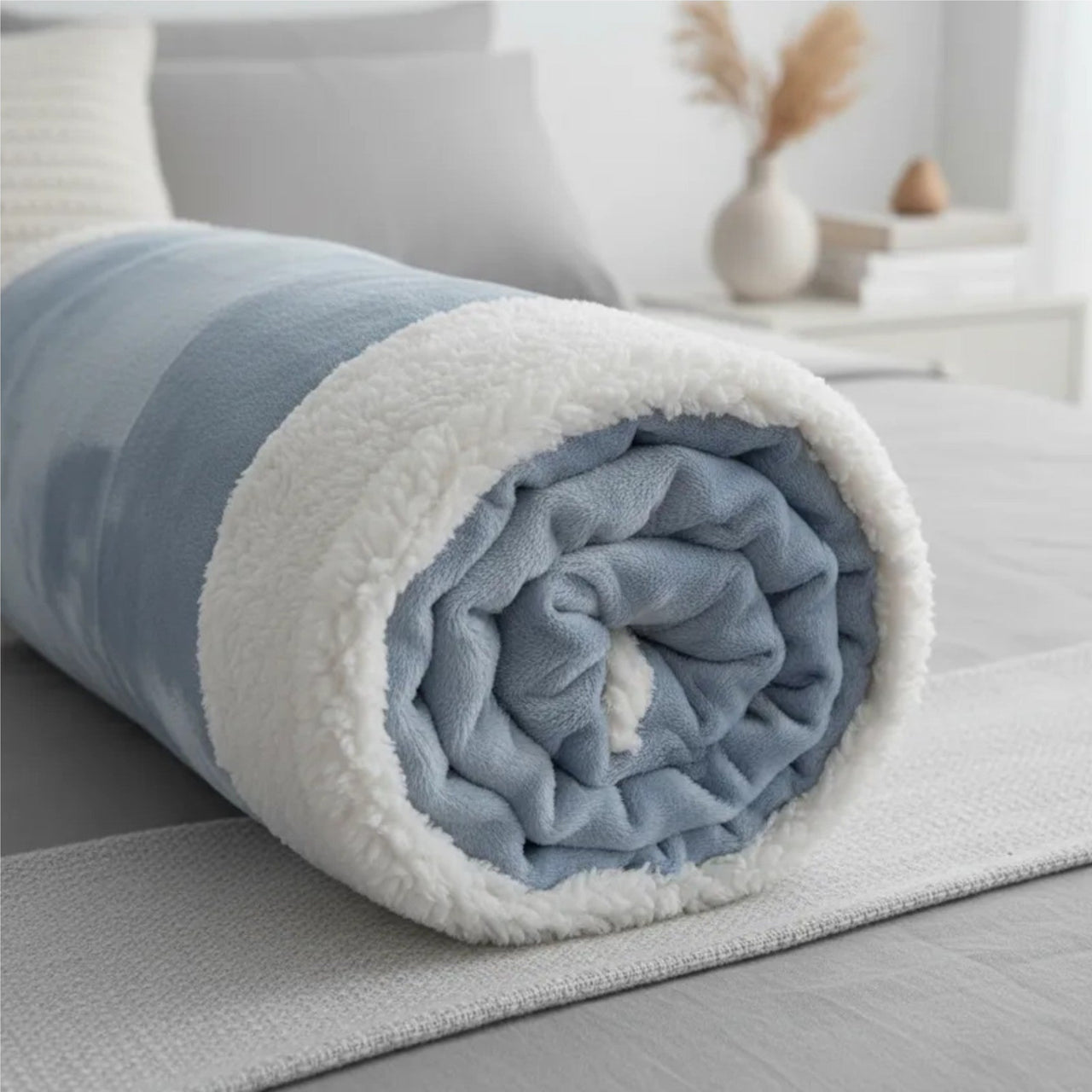 Cobertor Piña Azul Cielo