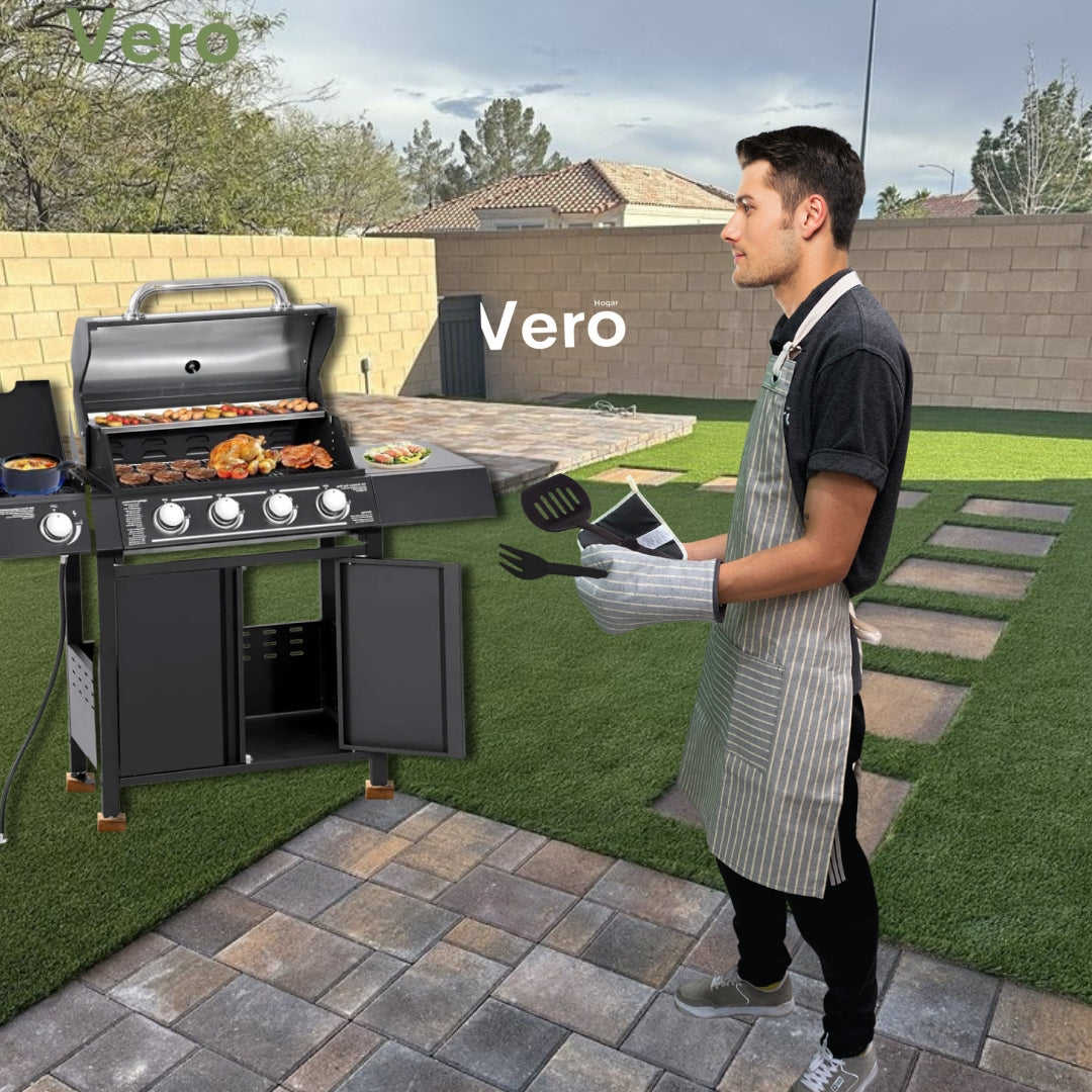 Set de Cocina Grill Gris