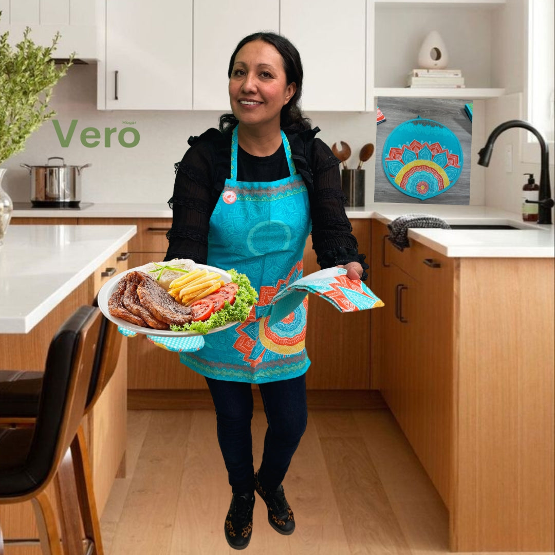 Set de Cocina Praga Floral