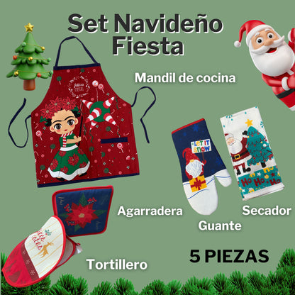 Set de Cocina Navideño