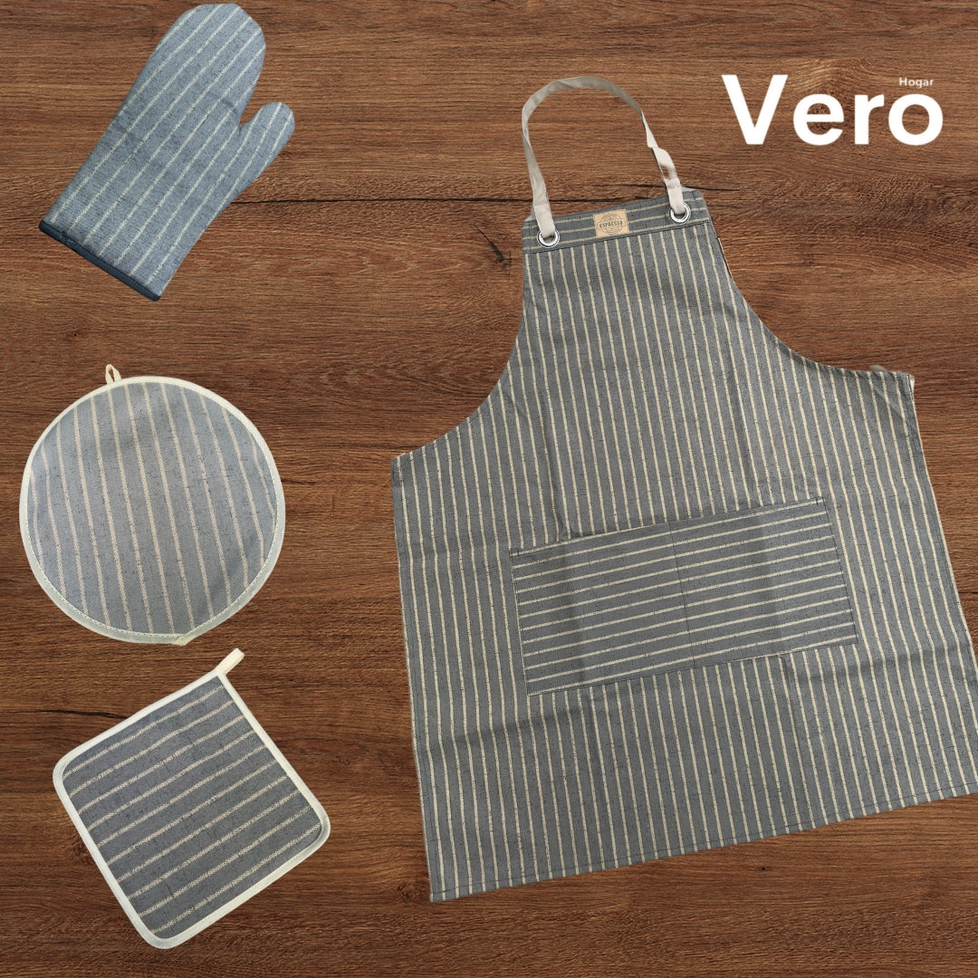 Set de Cocina Grill Gris