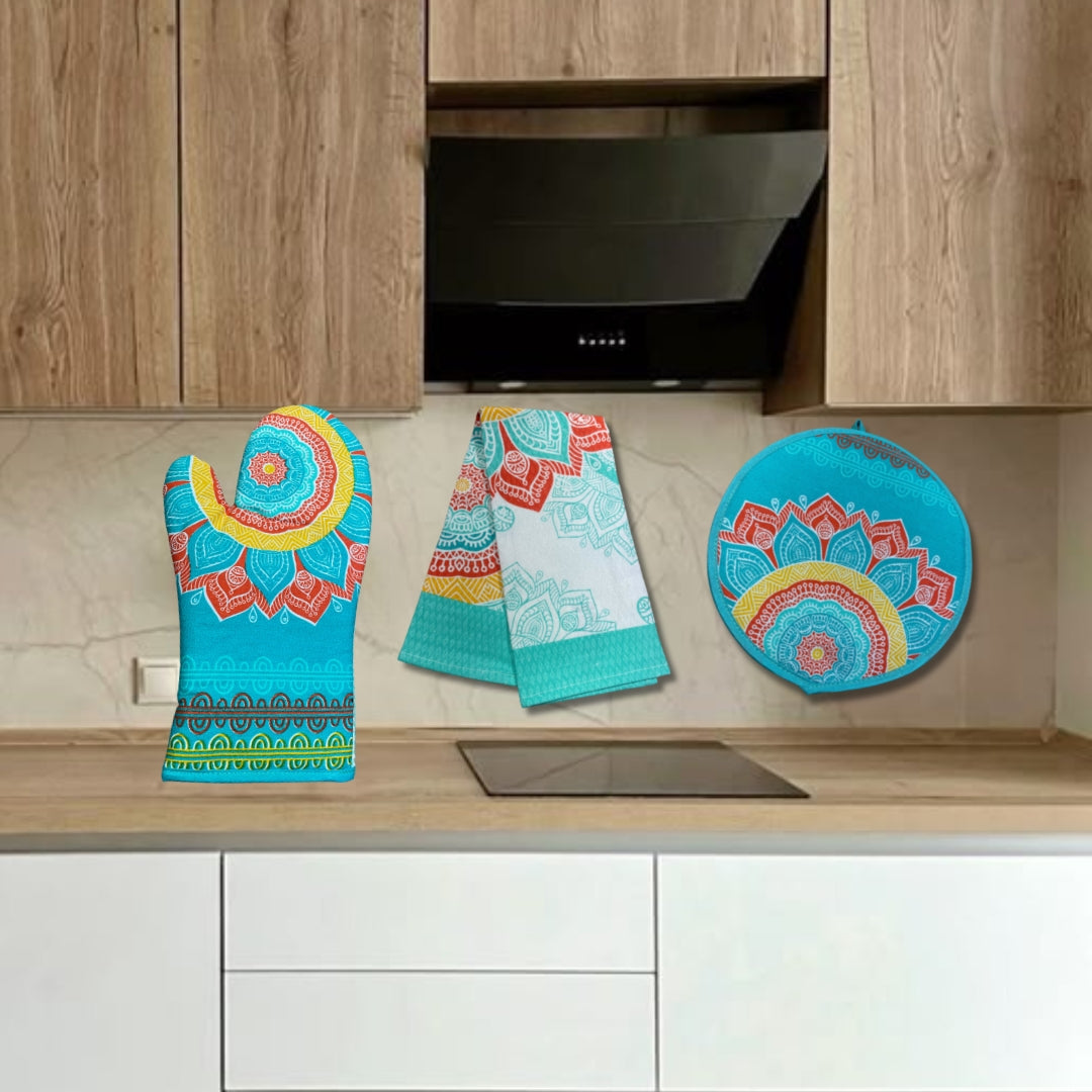 Set de Cocina Praga Floral