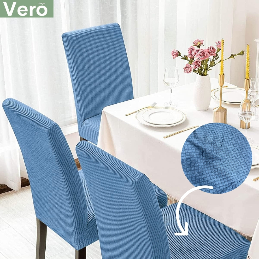 Set de Fundas de Silla Meilen Azul Opalo