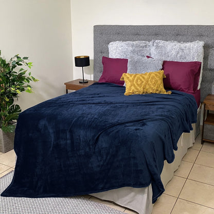 Cobertor Ligero Vero Jumbo Azul Marino