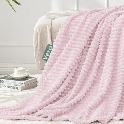 Cobertor Ligero Oslo XL Matrimonial Rosa Pálido