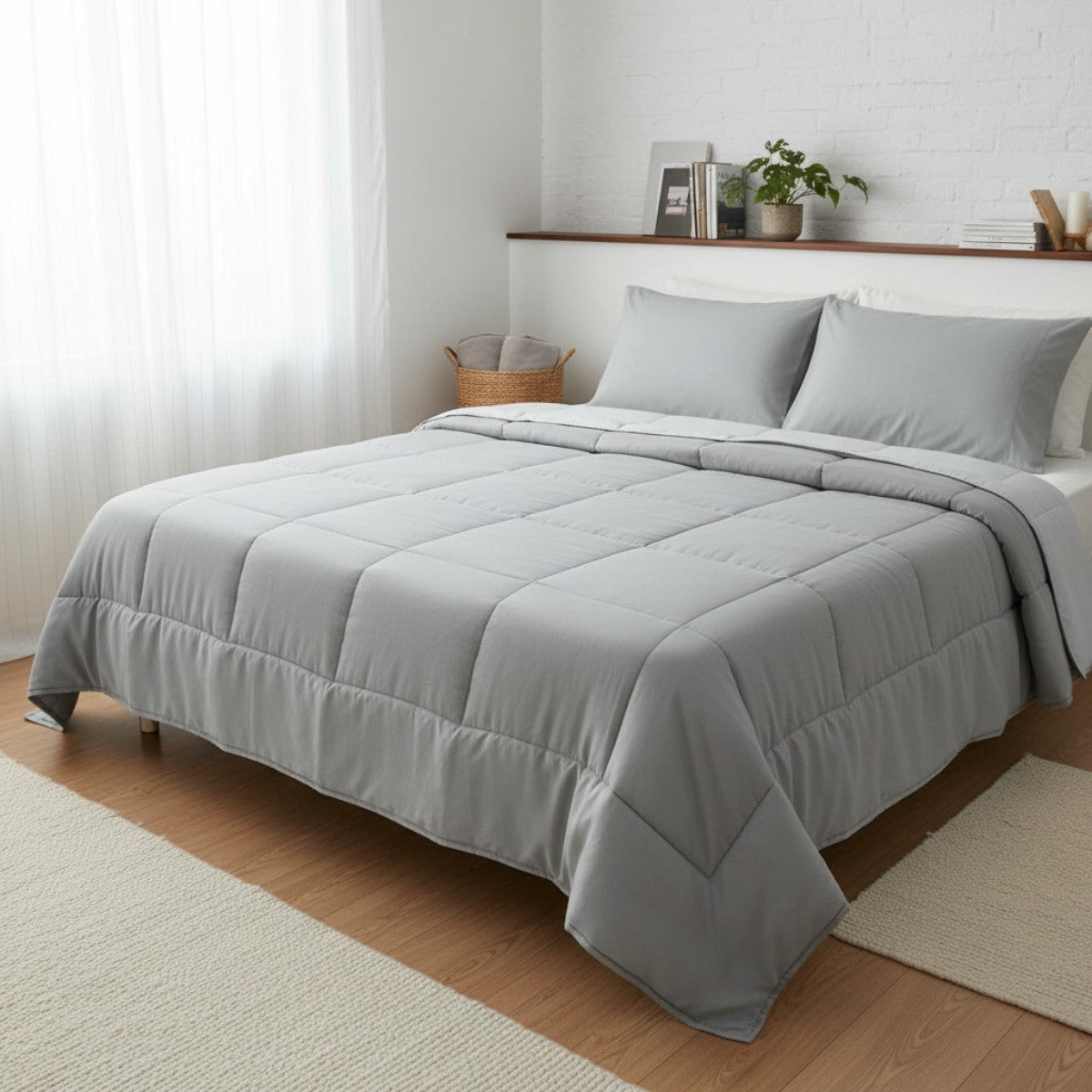 Edredon Mykonos Gris