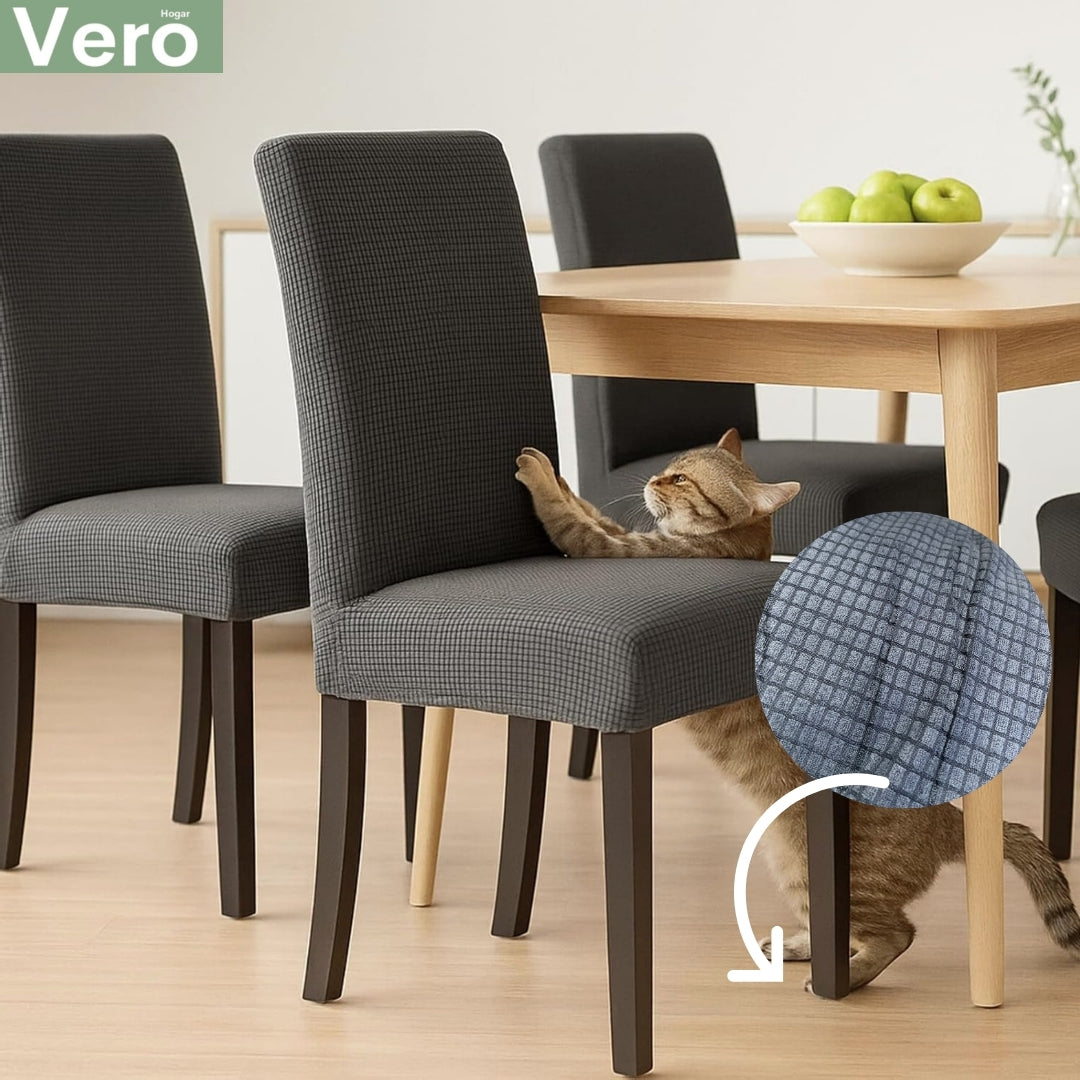 Set de Cubre Silla Meilen Gris Oxford