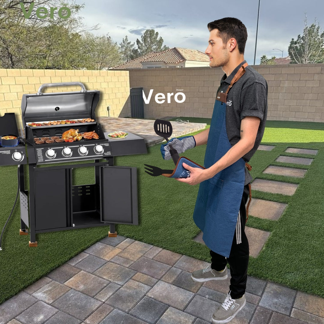 Set de Cocina Grill Azul