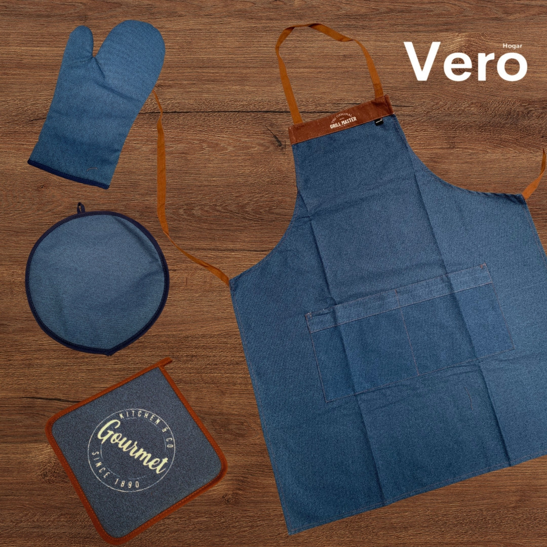 Set de Cocina Grill Azul