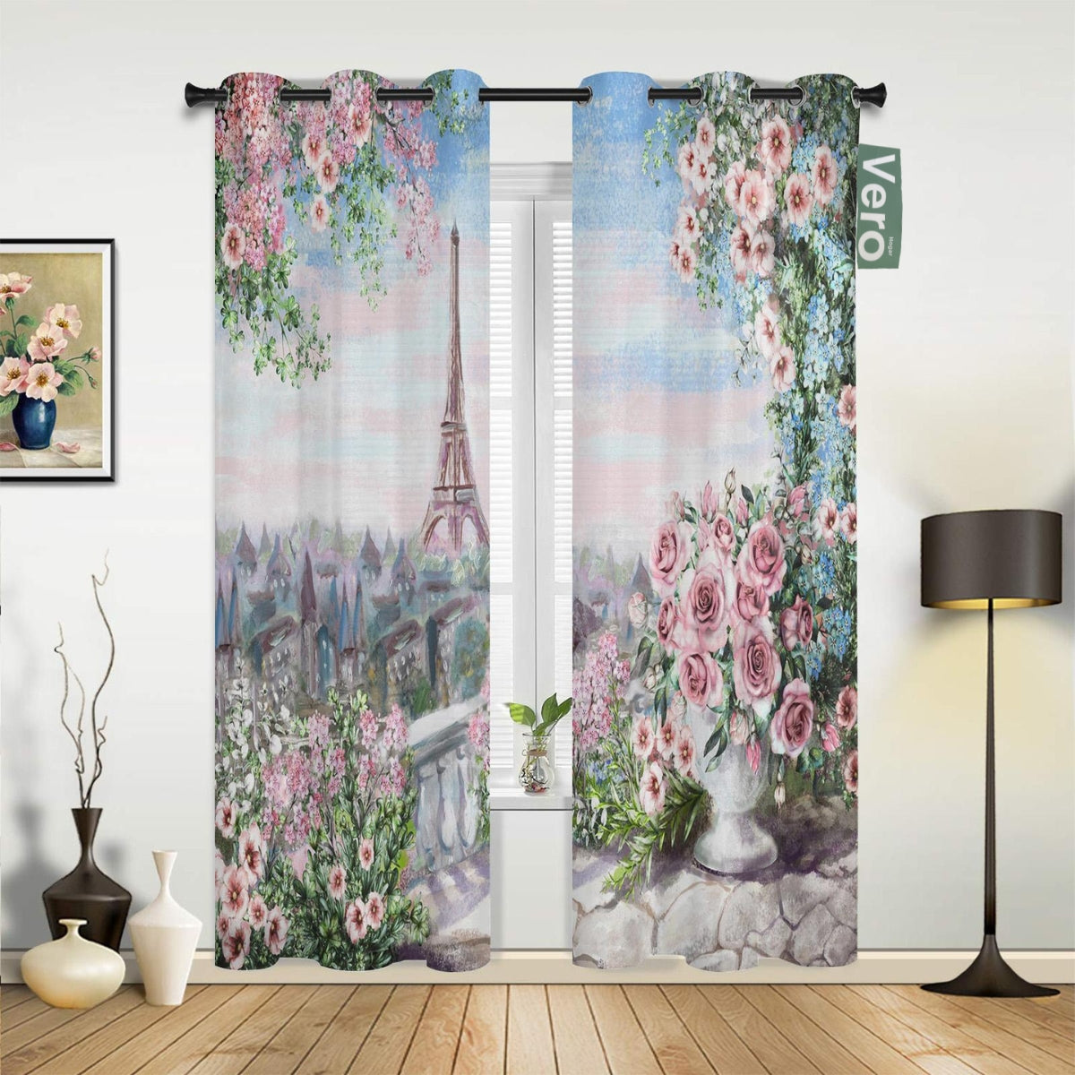 Cortina París Torre Eiffel