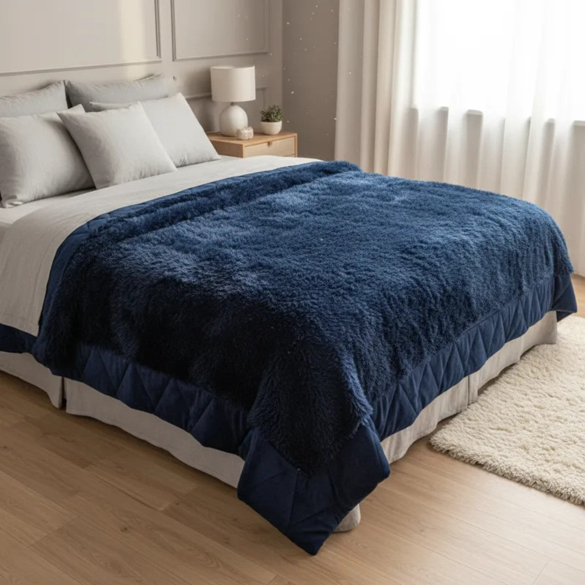 Cobertor Mont Blank Azul Marino