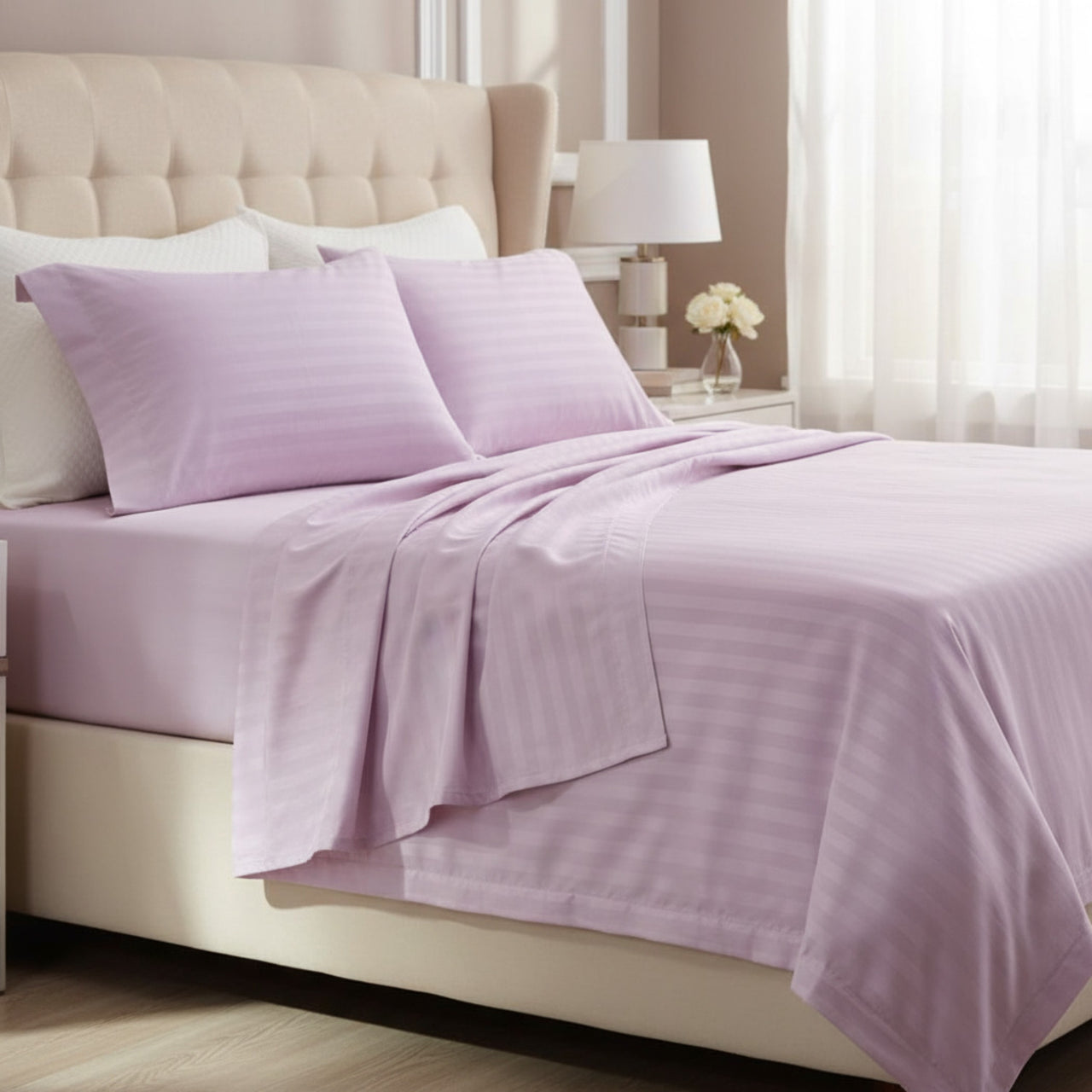 Sábana Vero 3000 Hilos Microfibra Lila