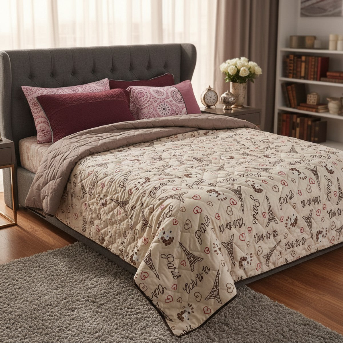 Edredon Sueco Paris/Avellana