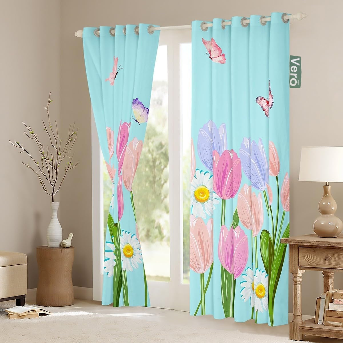 Cortina París Tulipanes