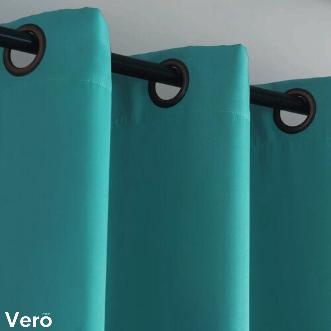Cortina Blackout Turquesa