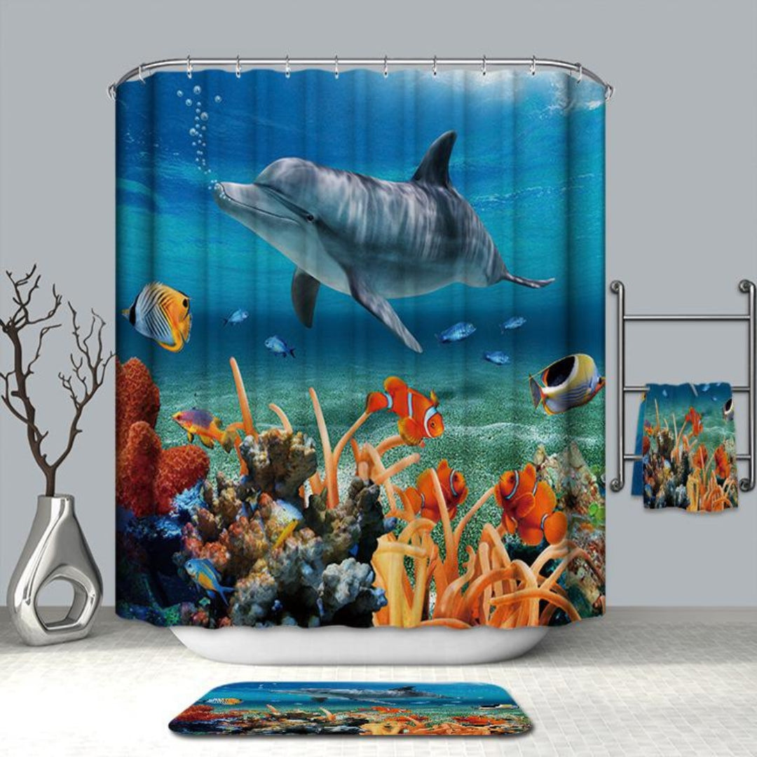 Cortina de Baño Repelente Mérida Water