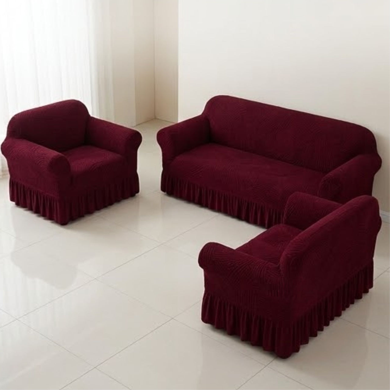 Cubre Sala Olan Strech Vino