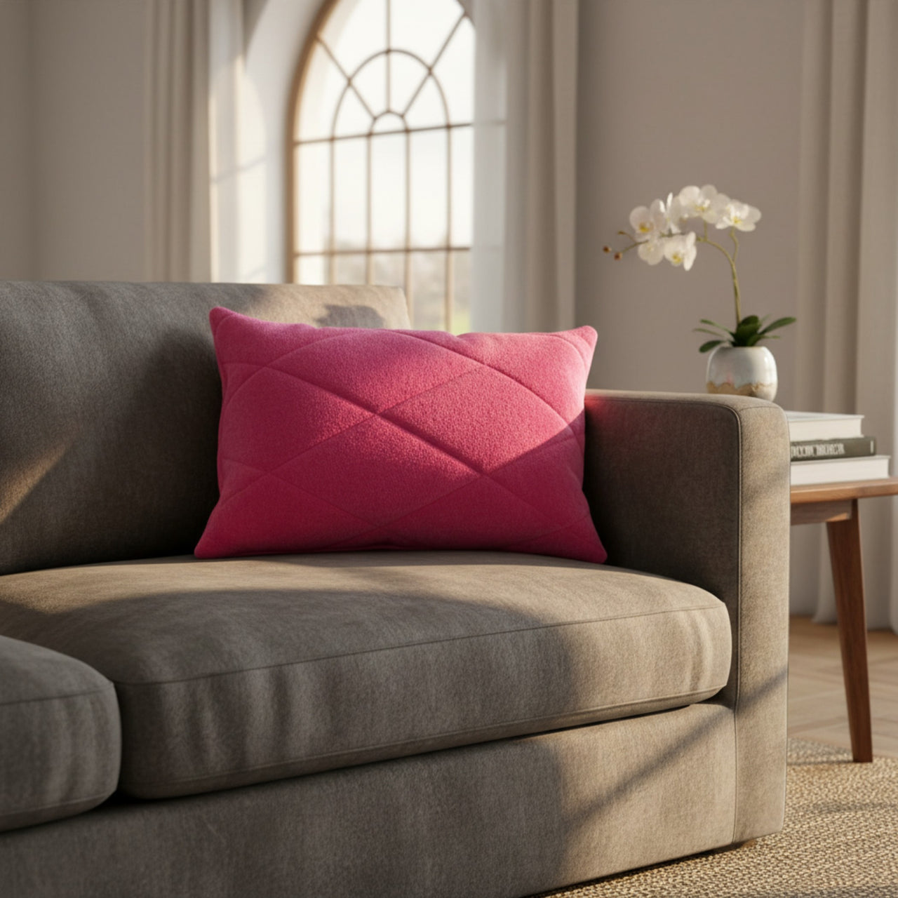 Almohada Mont Blanc Fucsia