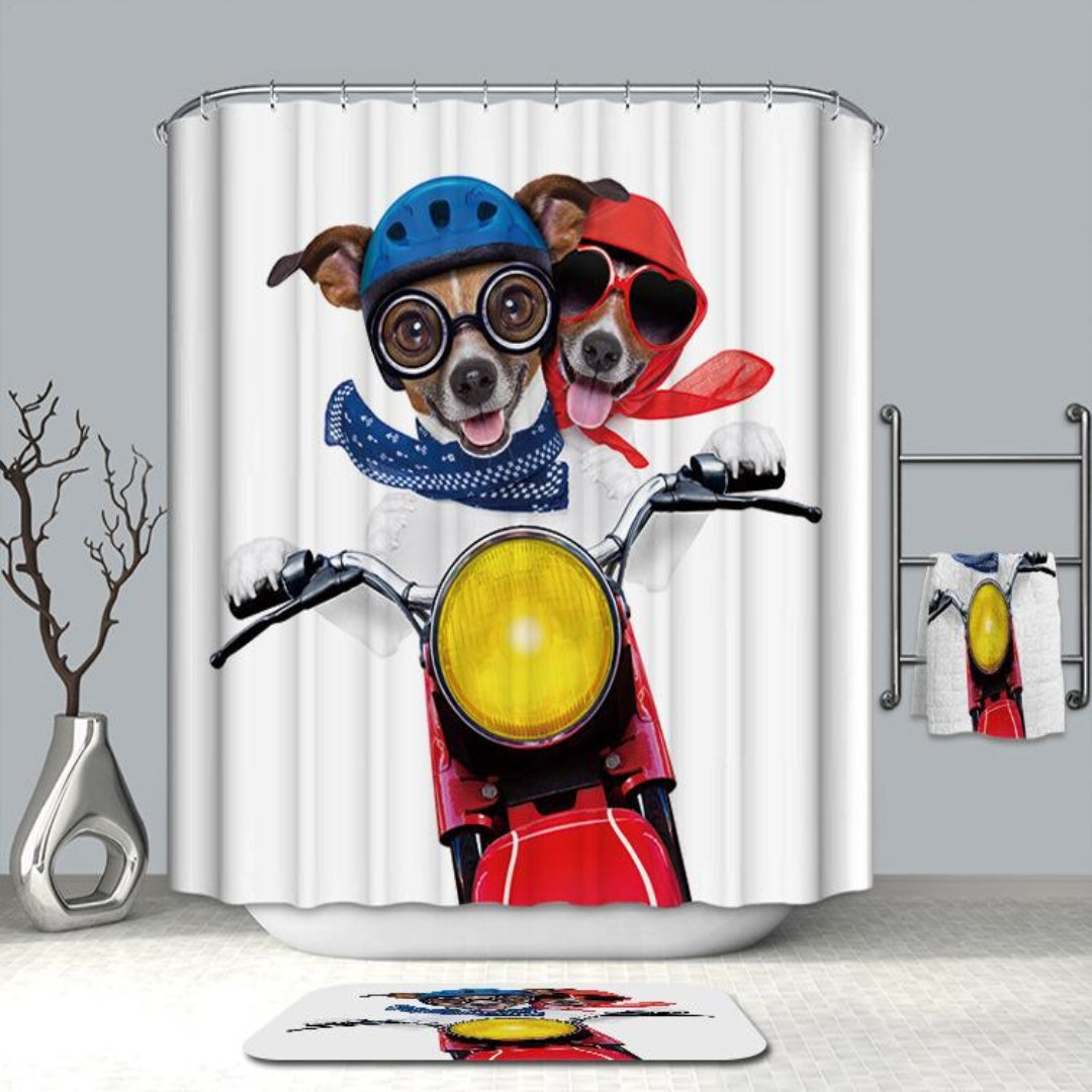 Cortina de Baño Repelente Mérida Dog´s