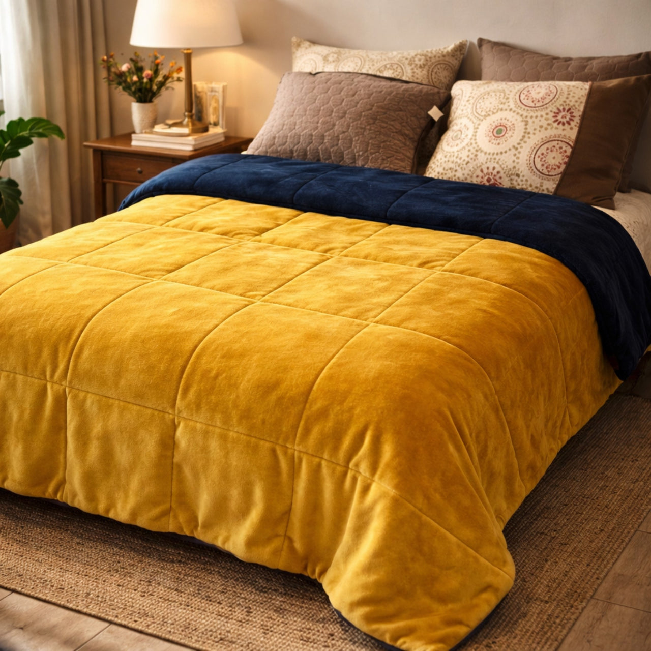 Cobertor Everest Mostaza