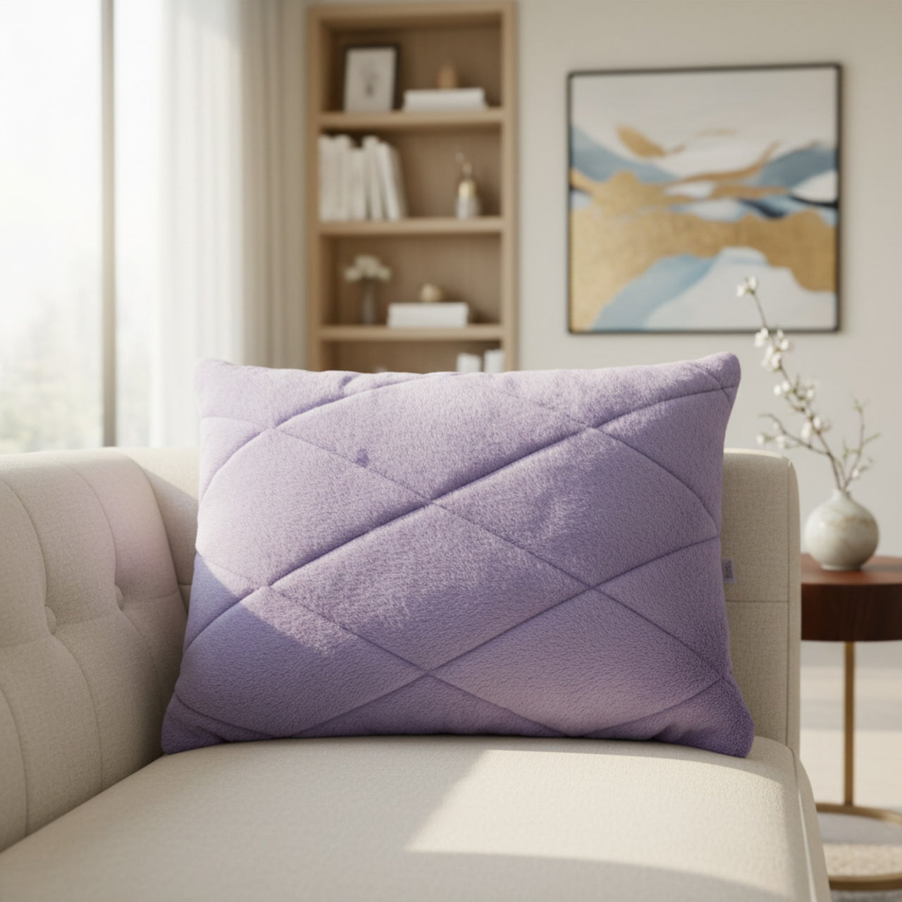 Almohada Mont Blanc Lila