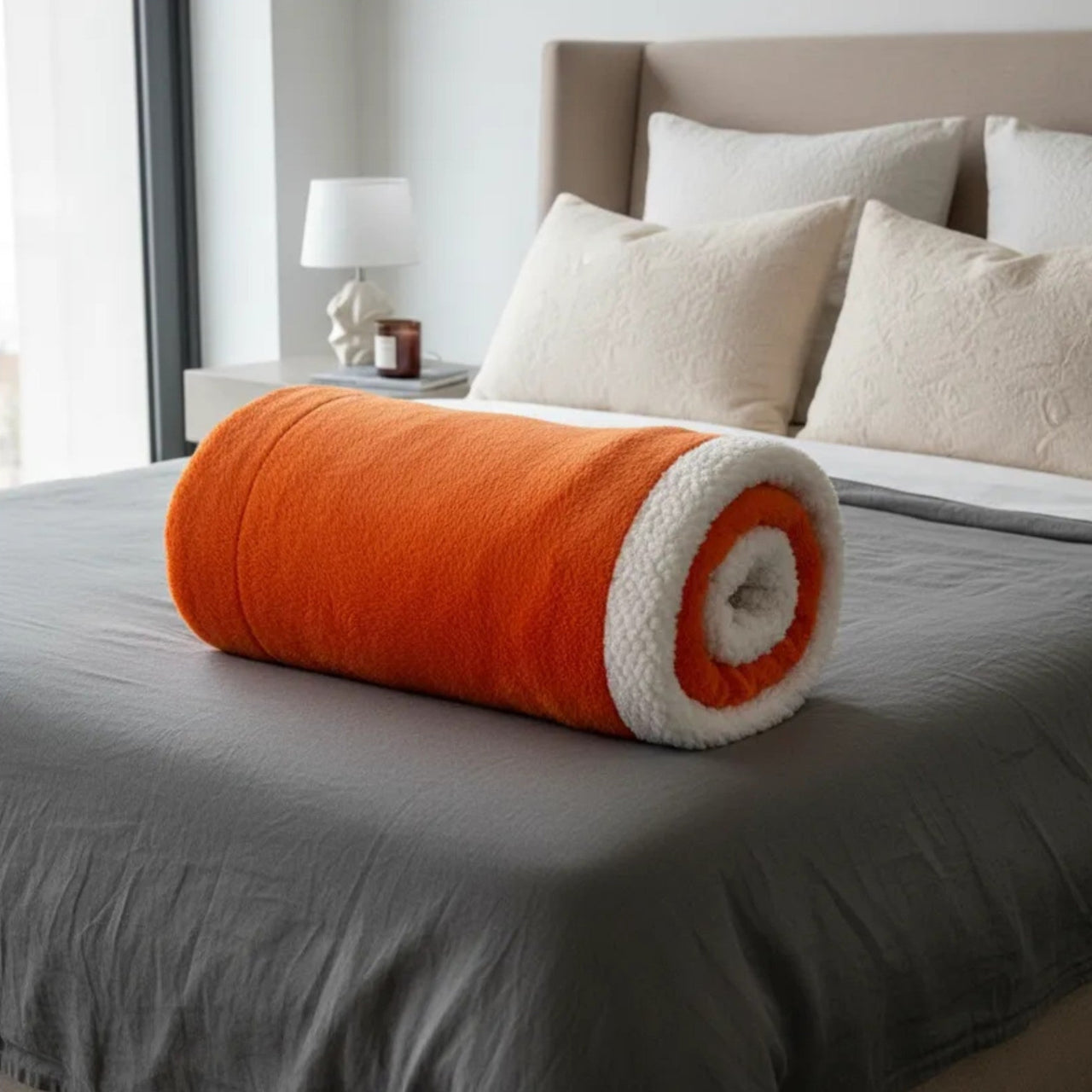 Cobertor Piña Naranja