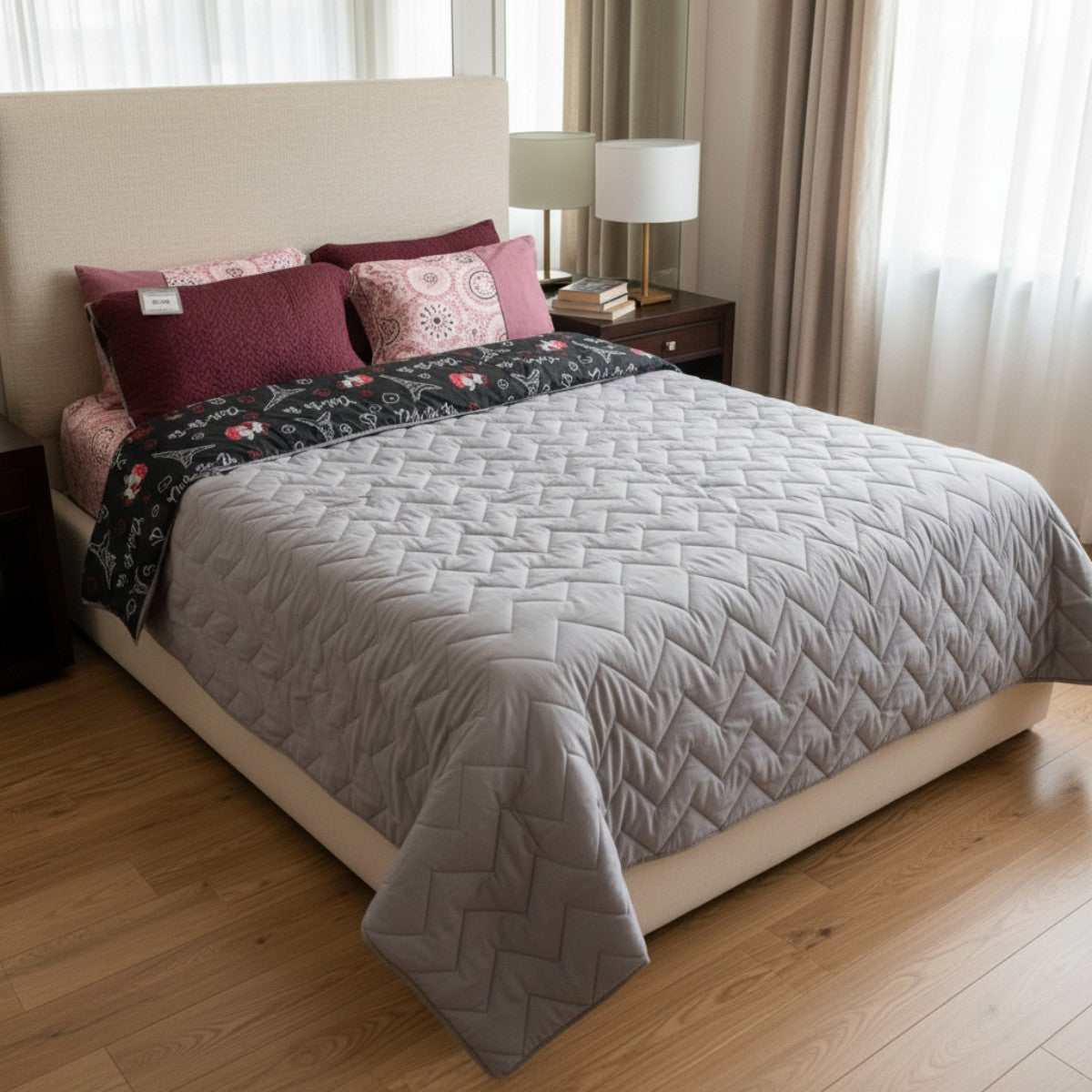 Edredon Sueco Paris/Gris