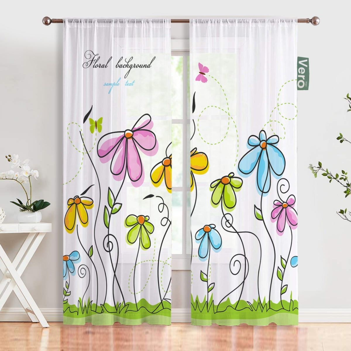 Cortina París Margarita