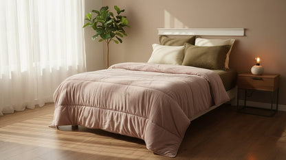 Cobertor Con Borrega Everest Lisos