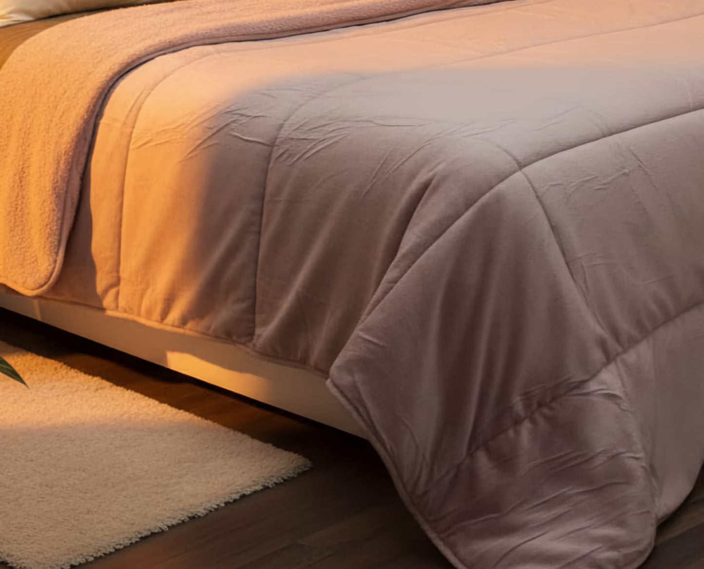 Cobertor Con Borrega Everest Lisos