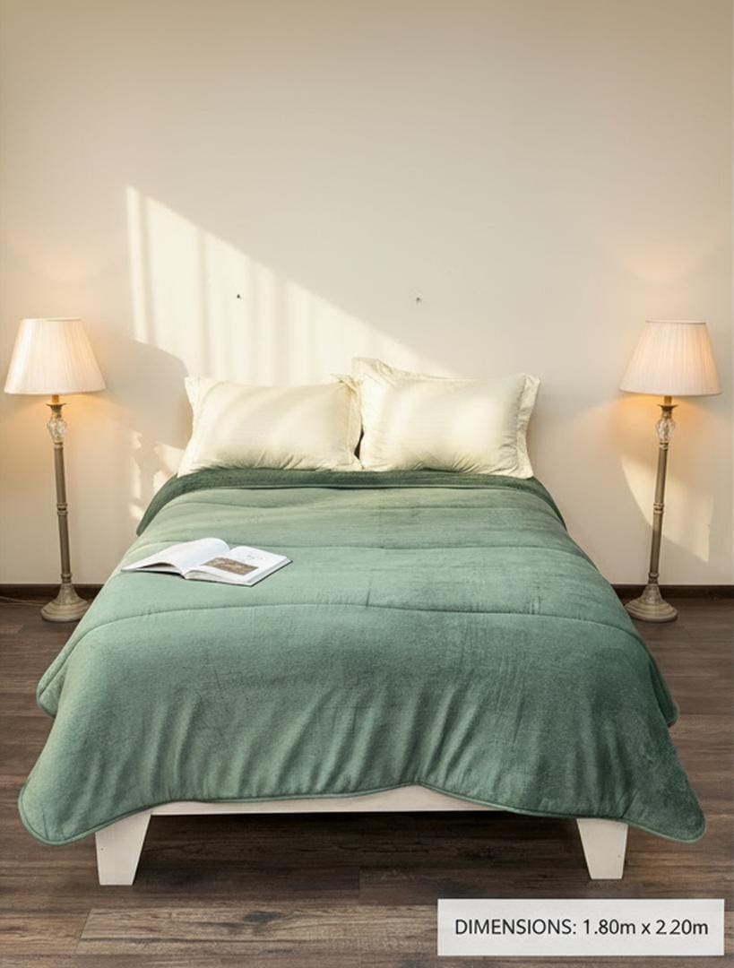 Cobertor Con Borrega Everest Lisos