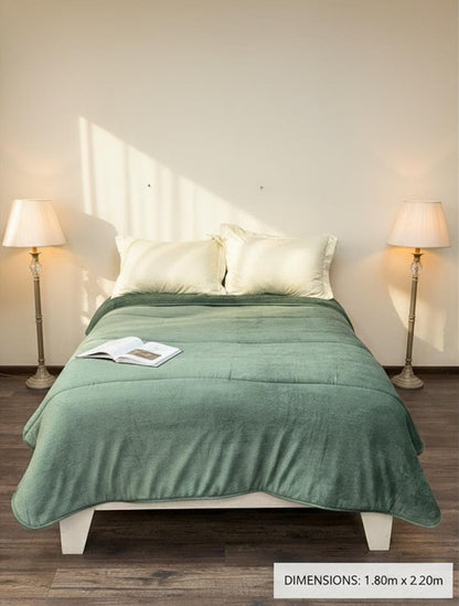 Cobertor Con Borrega Everest Lisos