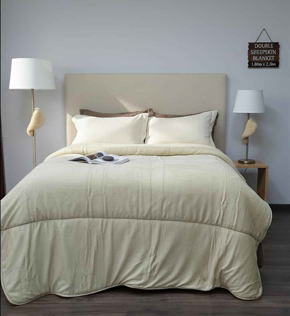 Cobertor Con Borrega Everest Lisos