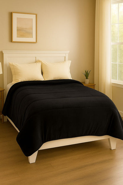 Cobertor Con Borrega Everest Lisos